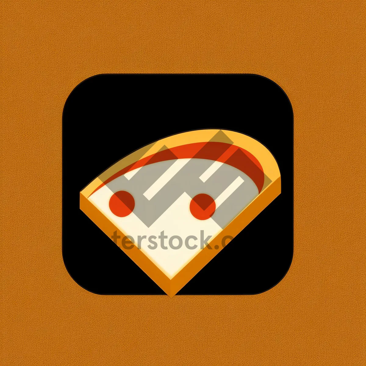 Picture of Stereo Icon: 3D Vibrant Button with Shiny Diskette