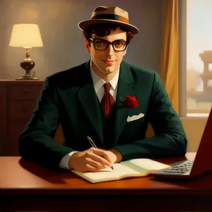 Happy Business Team Meeting in Modern Office