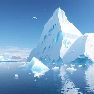 Arctic Glacier - Majestic Frozen Landscape