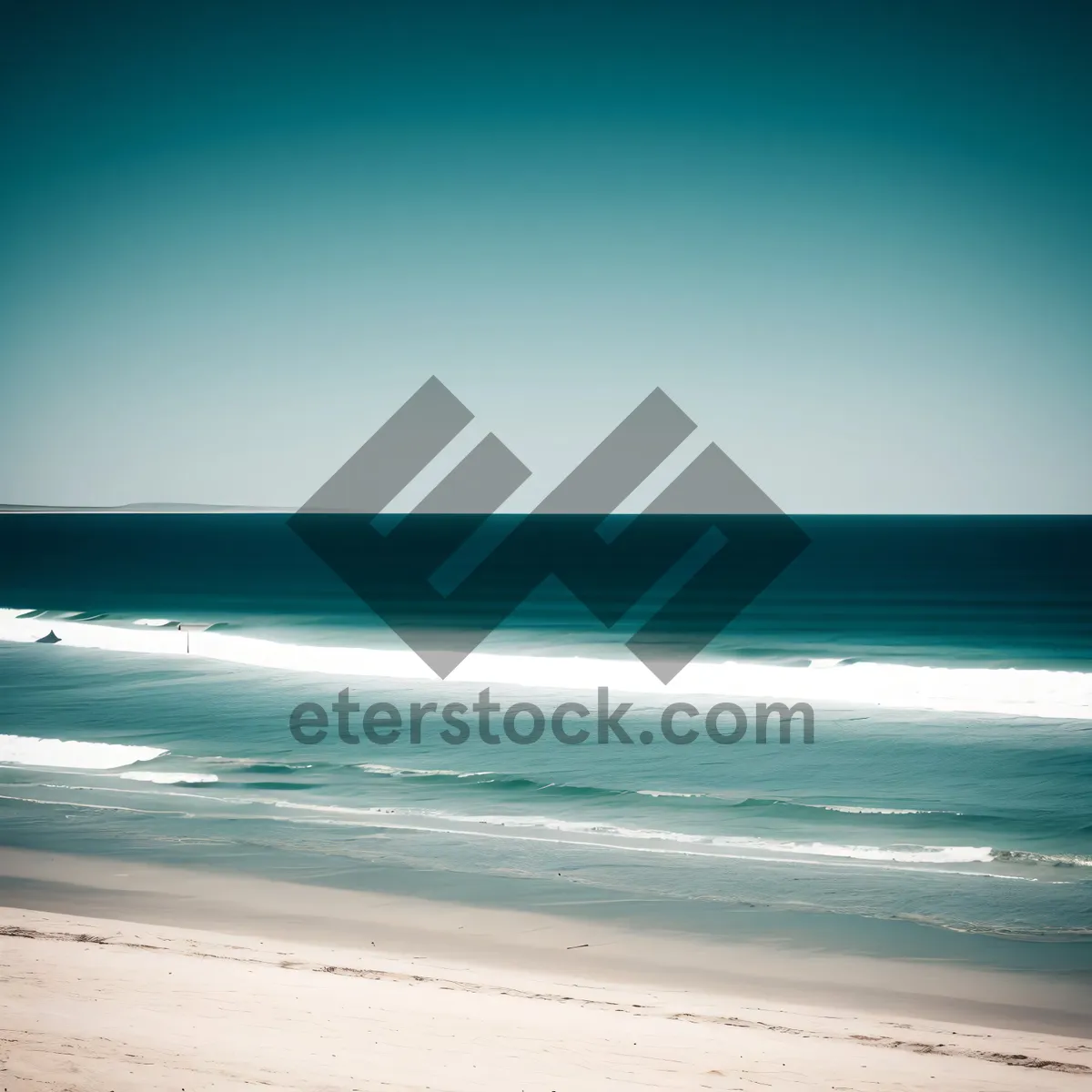 Picture of Serene Beach Paradise: Sun, Waves, and Relaxation