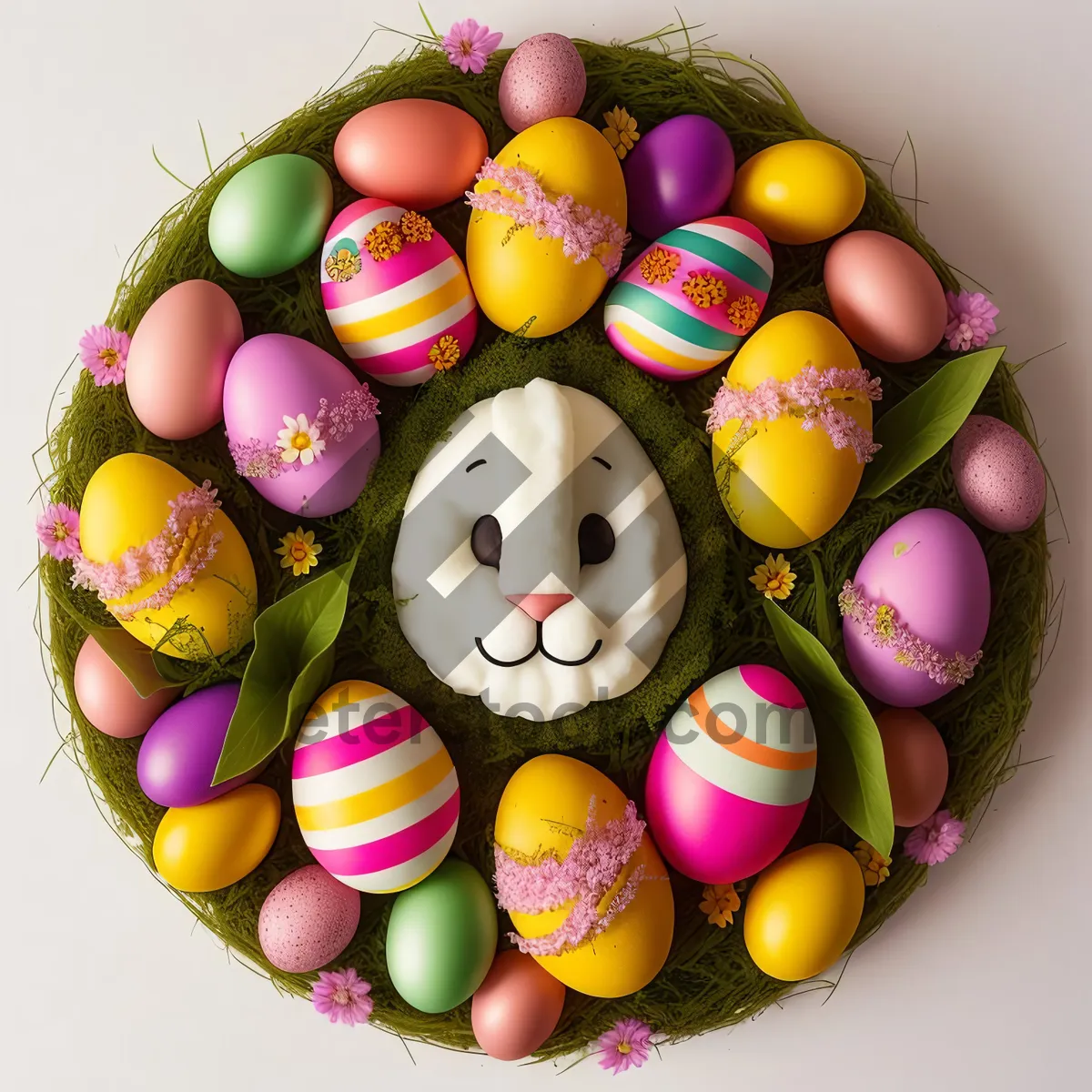 Picture of Easter Egg Delight: Colorful Fun with Candy