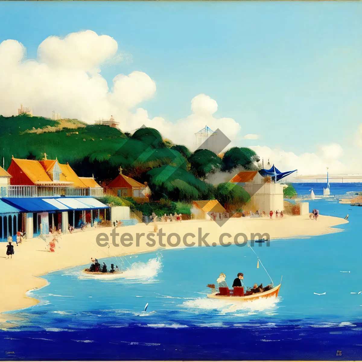 Picture of Serenity by the Seaside