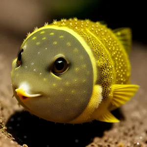 Tropical Reef Butterfly Fish in Underwater Aquarium