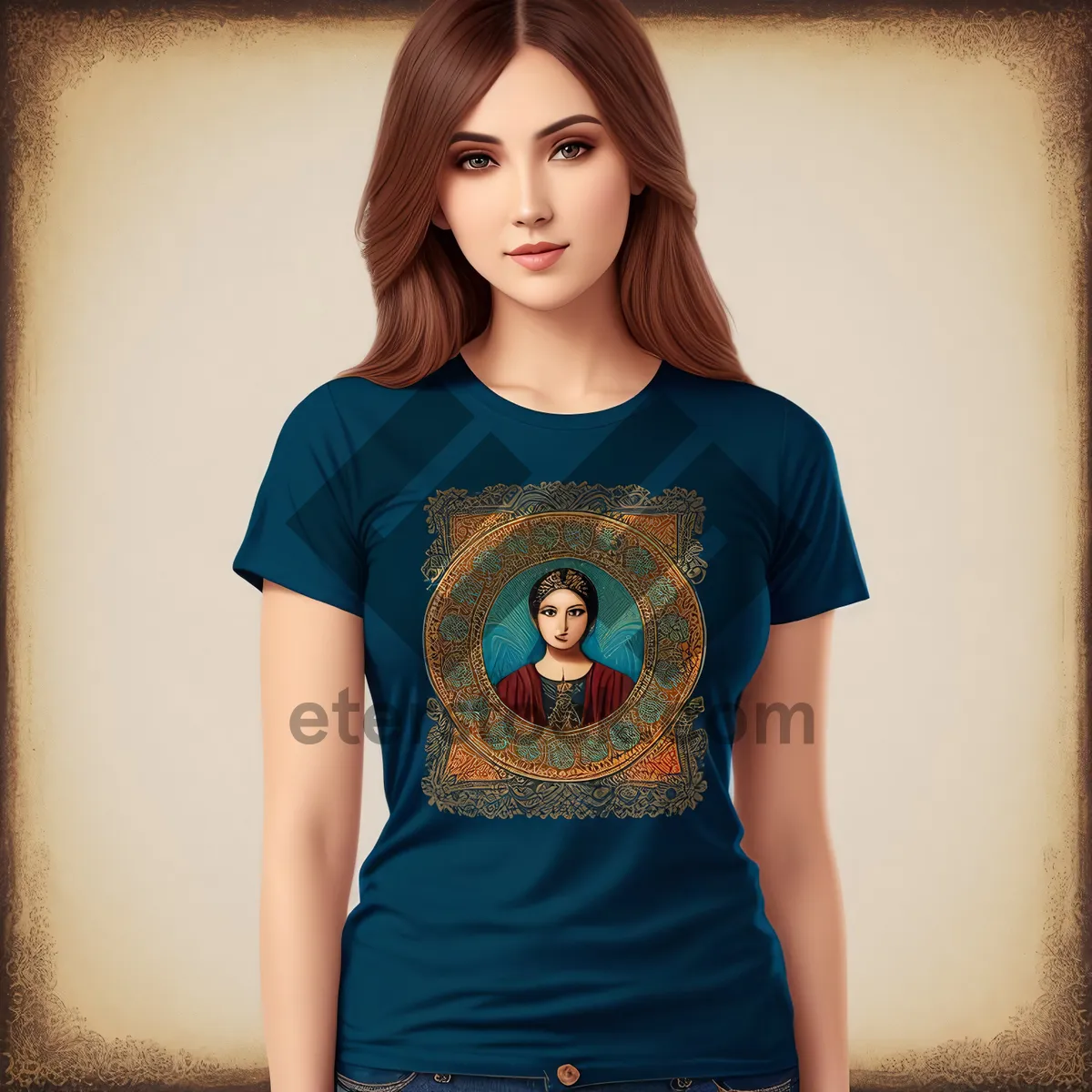 Picture of Smiling youth wearing attractive jersey shirt