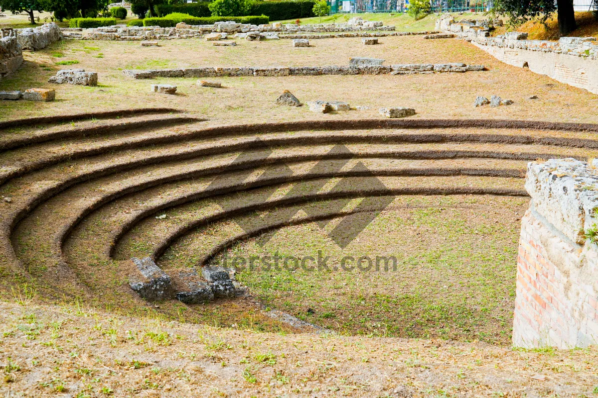 Picture of Travel through the beautiful landscape maze.