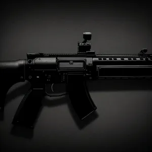 Deadly Arsenal: Military Assault Rifle and Pistol