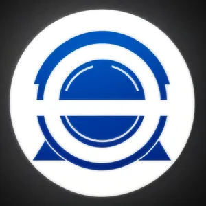 Shiny Round Web Button with 3D Reflection