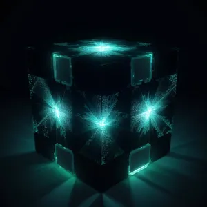 Digital Energy Fractal Fantasy Glow Wallpaper