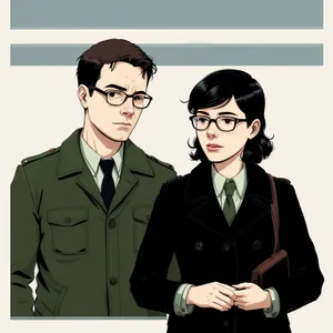 Successful business team in corporate office