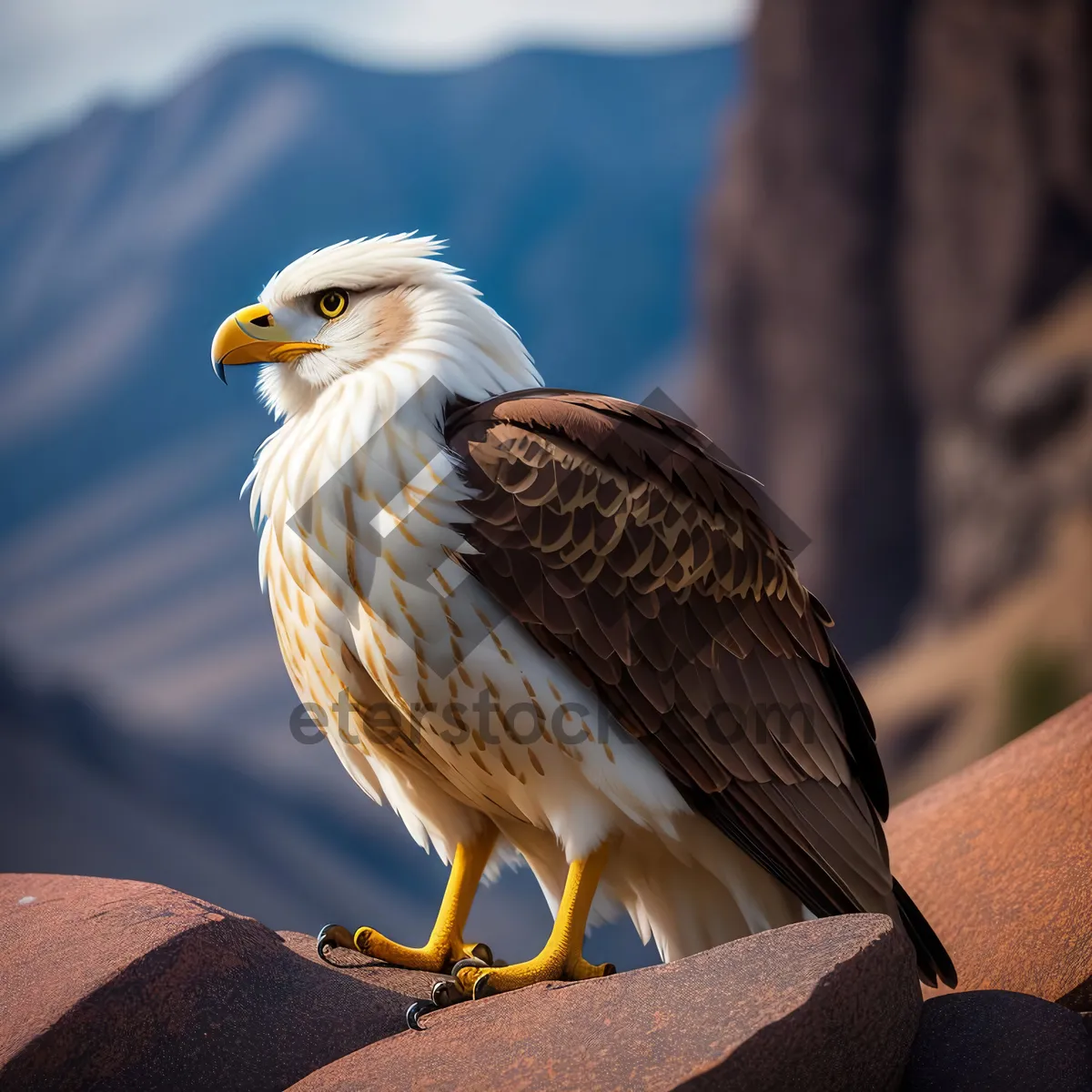 Picture of Majestic Predator: Wild Bald Eagle in Flight