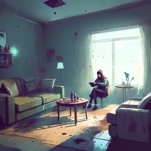 Modern Interior Design with Luxurious Furniture and Lighting