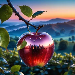 Fresh Winter Apple Decorations for Holiday Celebration