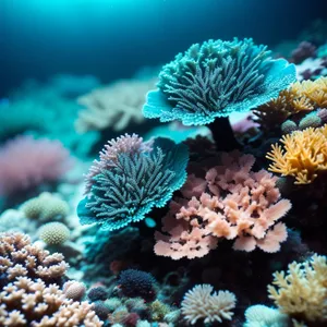 Colorful Coral Fish in Exotic Reef