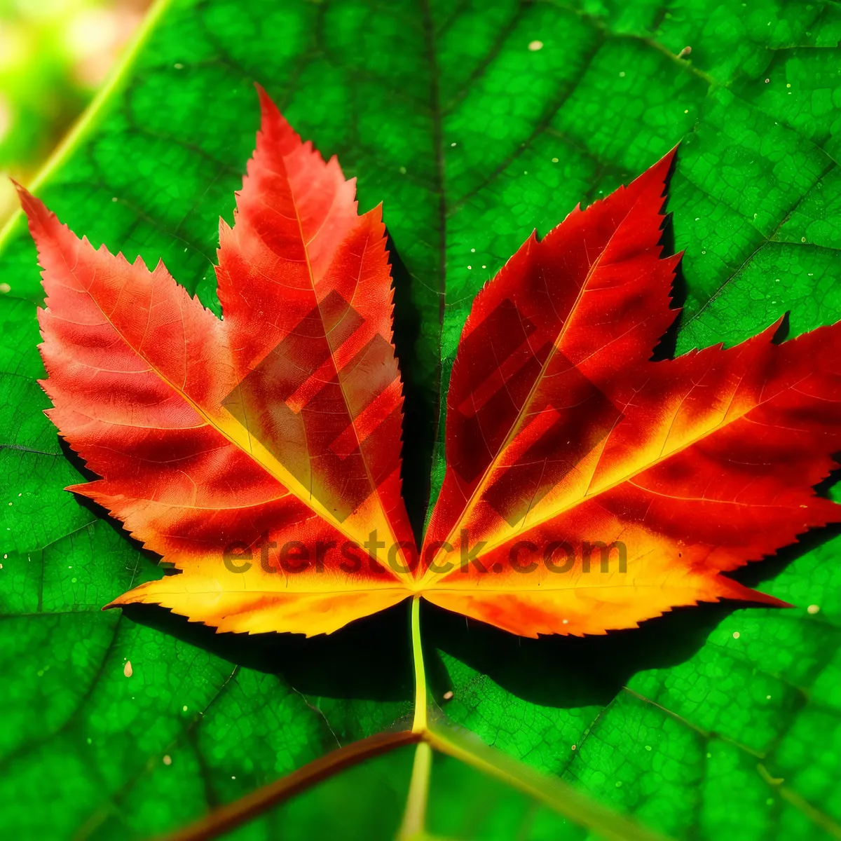 Picture of Vibrant Autumn Foliage: A Burst of Color