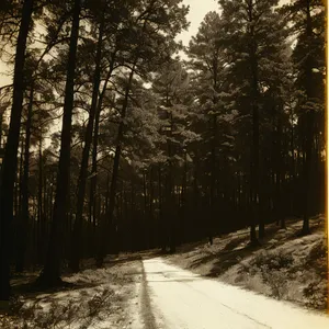 Winter Wonderland - Snowy Forest Path