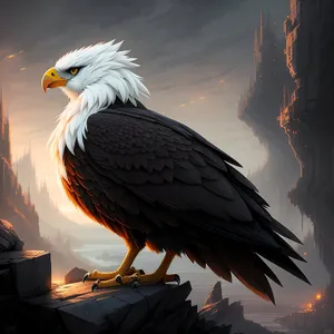 Exquisite Predator: Majestic Bald Eagle in Flight