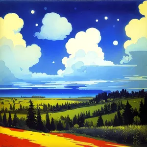 Serene Summer Sunrise over Coastal Horizon
