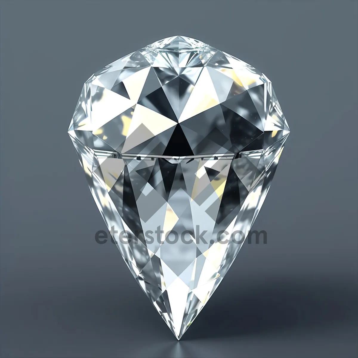 Picture of Sparkling Heart Gem: Symbol of Luxury and Love