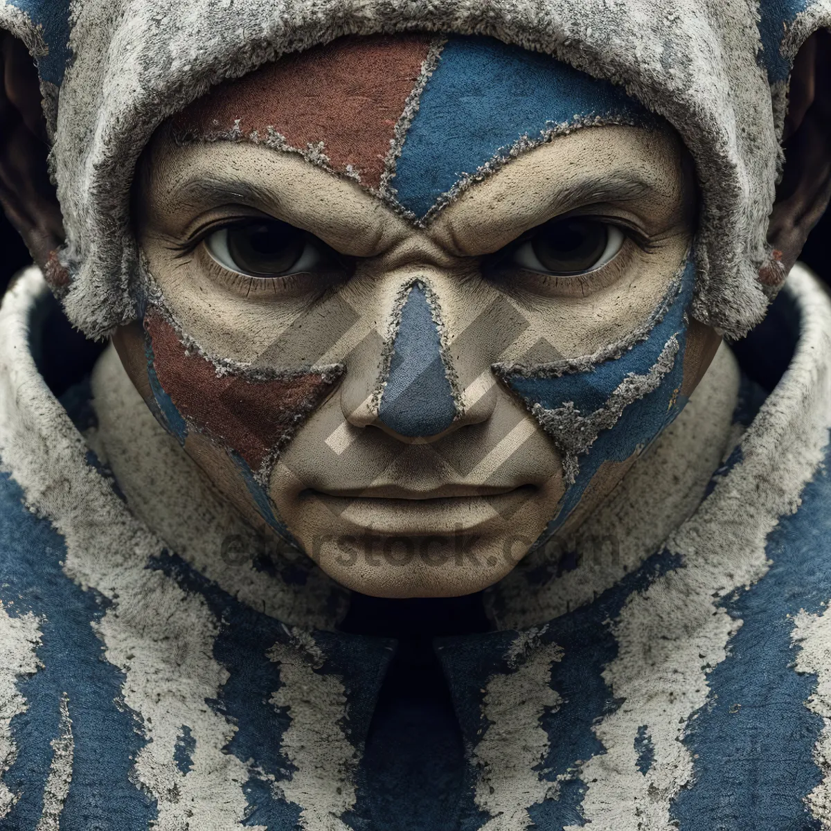 Picture of Masked Portrait: Artful Disguise for Carnival Celebration