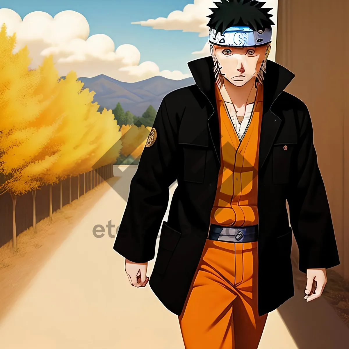 Picture of Happy Professional Construction Engineer in Work Helmet