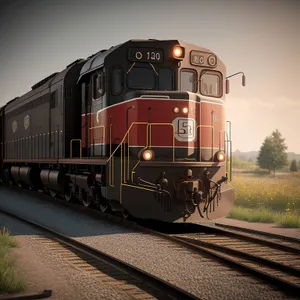 Vintage Electric Locomotive at Historic Railway Station