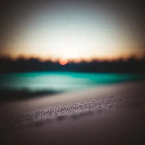 Golden Horizon: Serene Sunset over Ocean