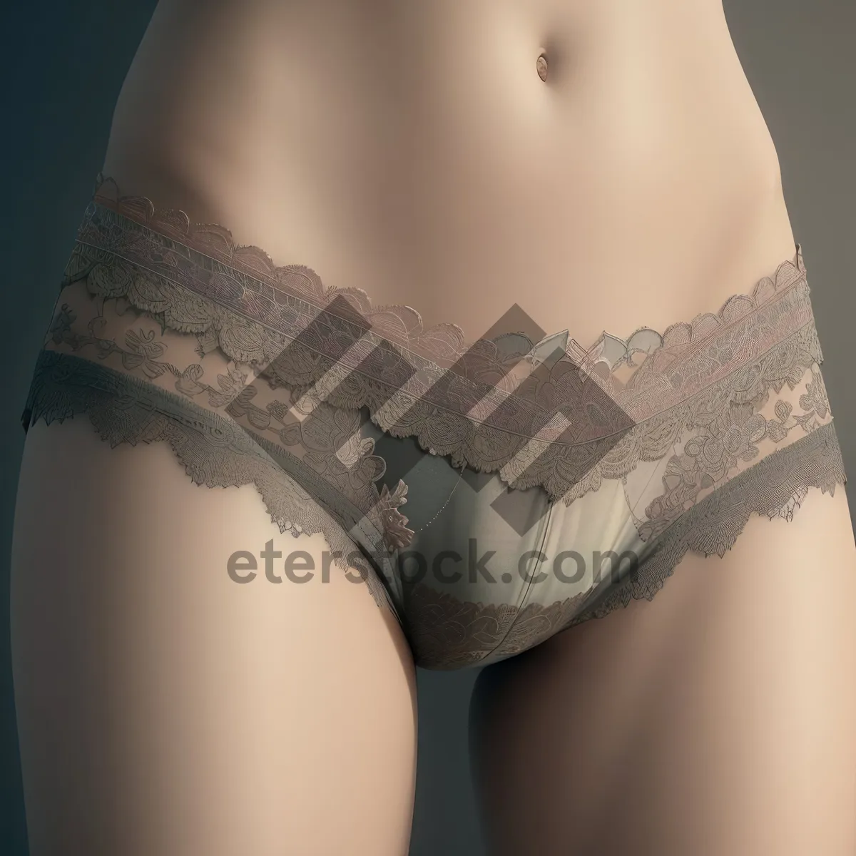 Picture of Seductive Lingerie Showcase: Sensual Silhouette of a Beautiful Lady