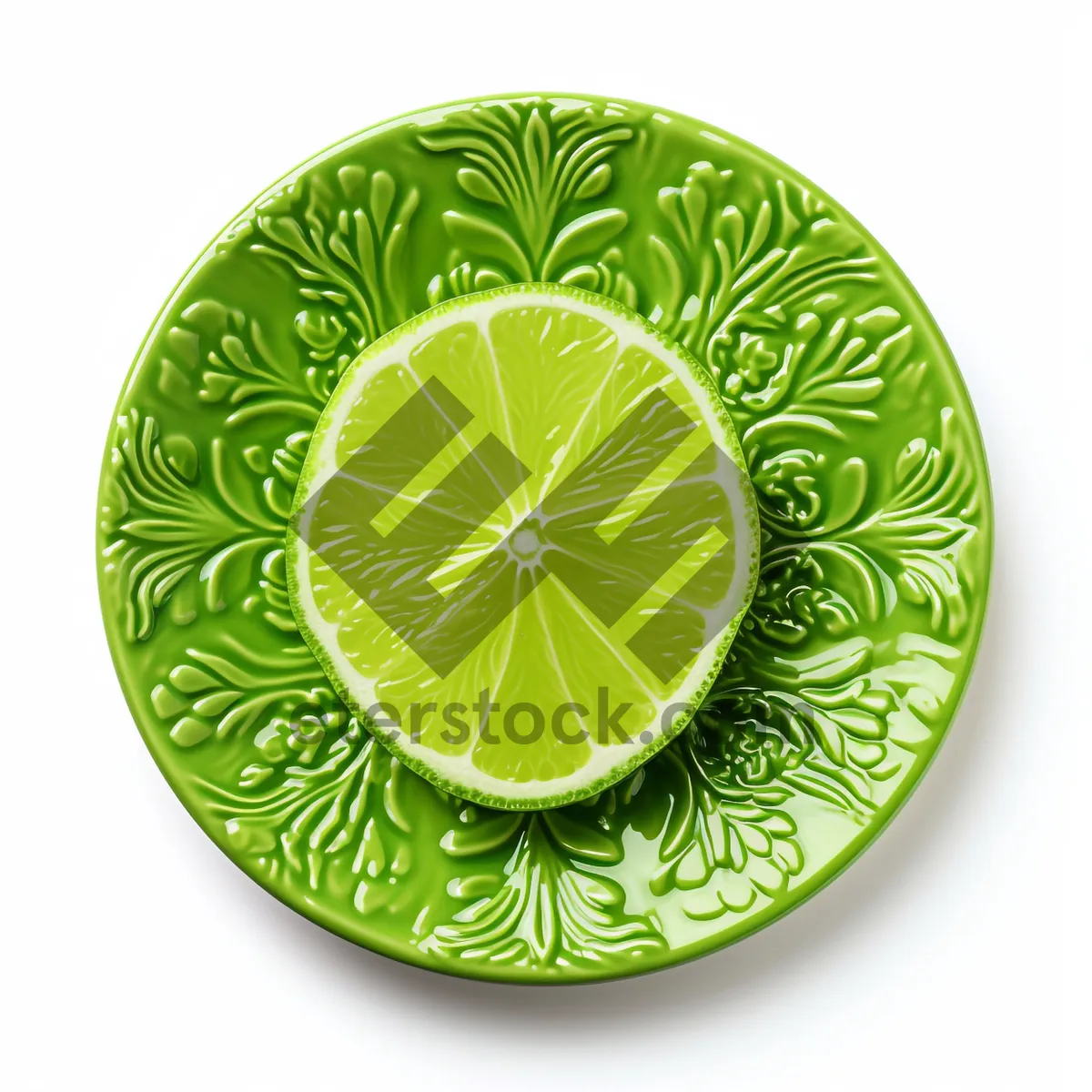 Picture of Fresh Juicy Lemon Slices, Healthy Citrus Ingredient