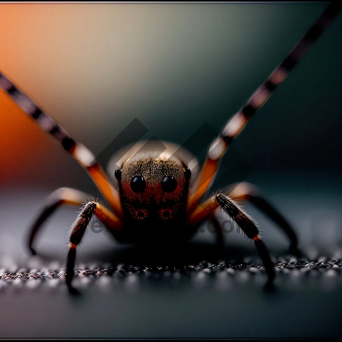 Picture of Ladybug on Black Leaf