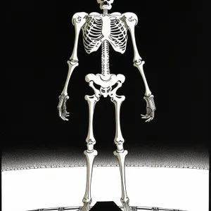 Anatomical Spine X-ray: Human Bone Health and Anatomy