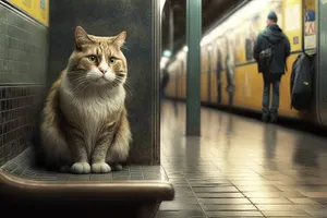 Adorable Tabby Kitty with Curious Expression on Windowsill