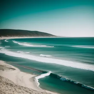 Tranquil Tropical Beach with Turquoise Waters