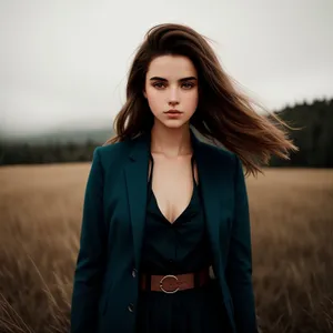 Attractive businesswoman with a confident smile.