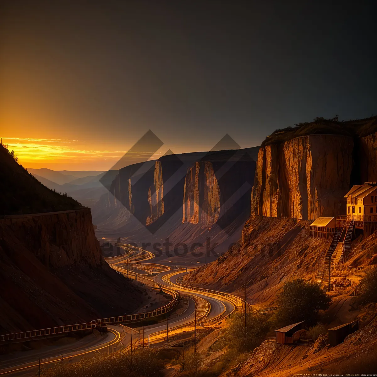 Picture of Majestic Southwest Canyon Sunset