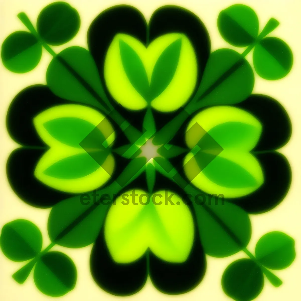 Picture of Ecology Icon Set: Green Leaf Recycling Symbols
