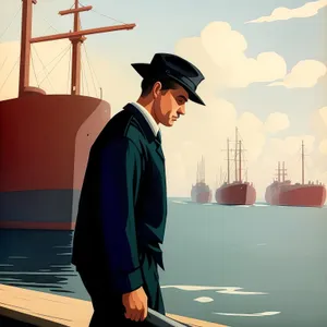 Happy Graduation - Smiling Man with Mortarboard