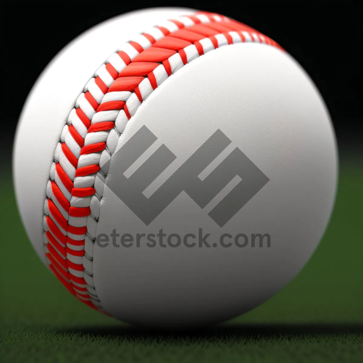 Picture of Baseball equipment on grass, ready for the game.