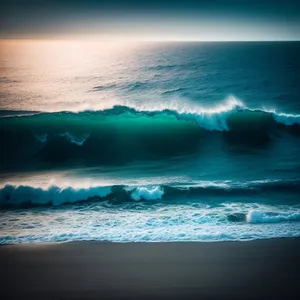 Serenity at the Coastal Sunset