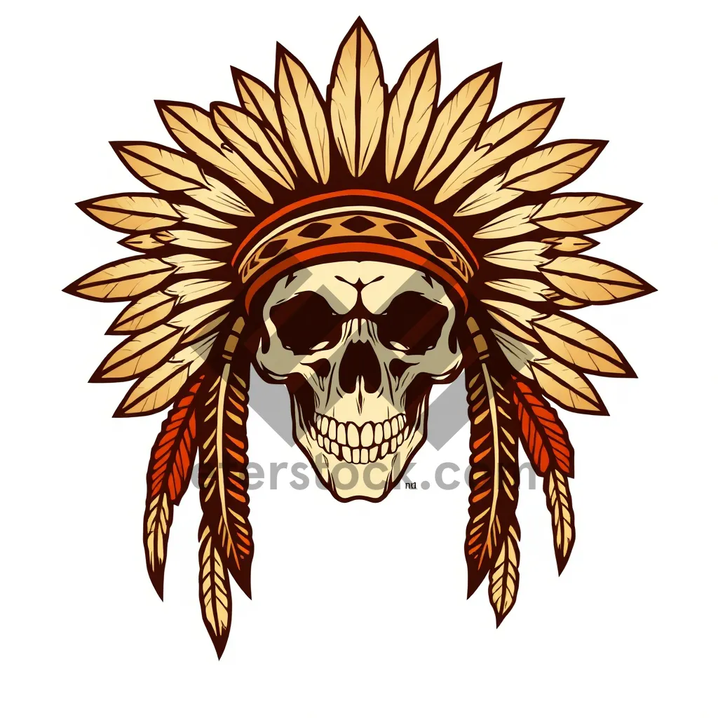 Picture of Vintage retro style graphic design element.
