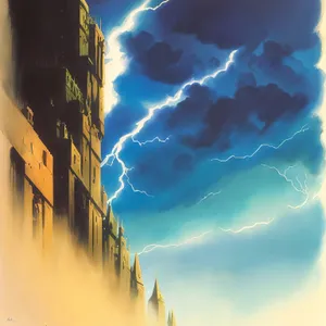 Vivid Summer Sky with Radiant Sunlight