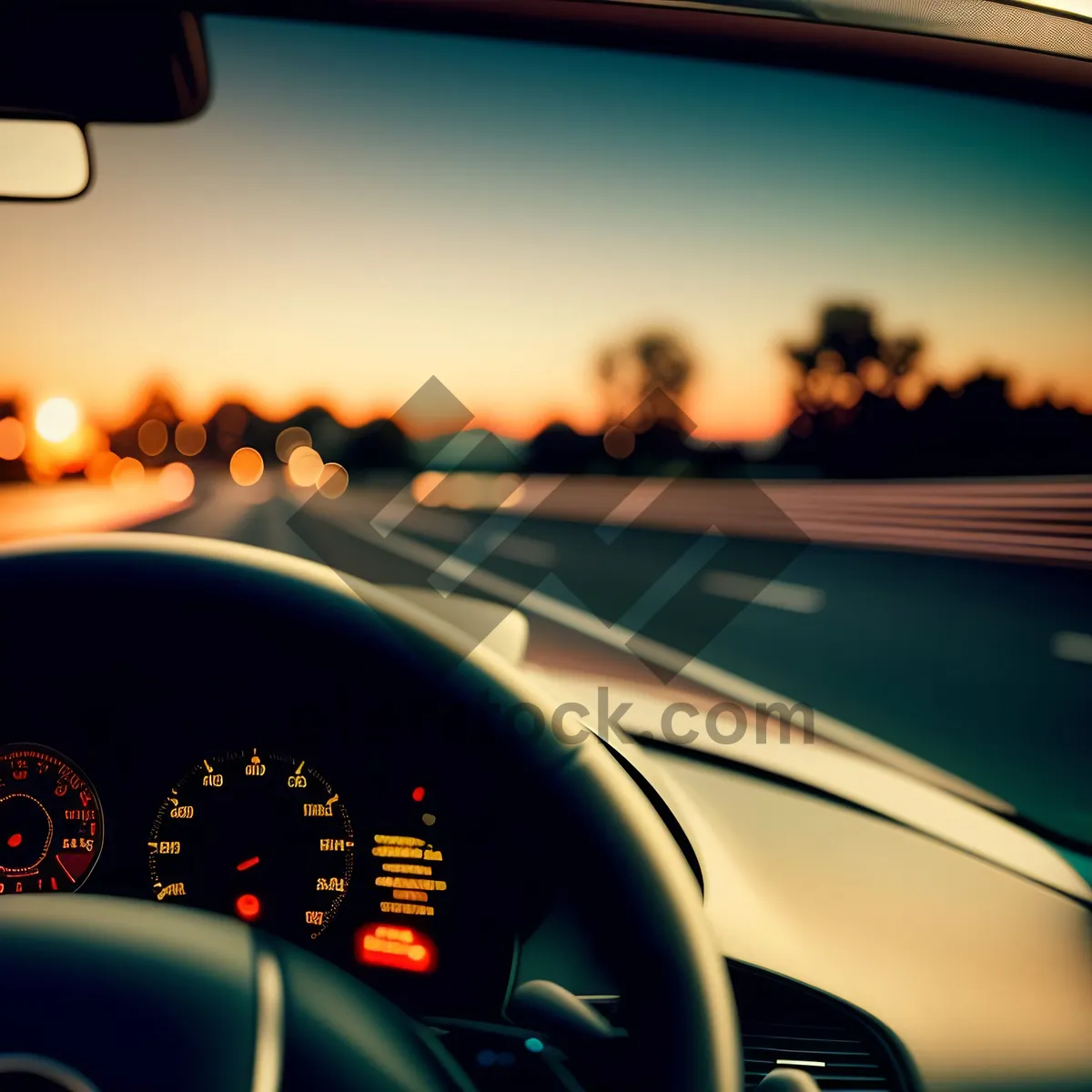 Picture of Speed Drive: Bright Lights Illuminate Stadium Crowd Cheering at Soccer Match