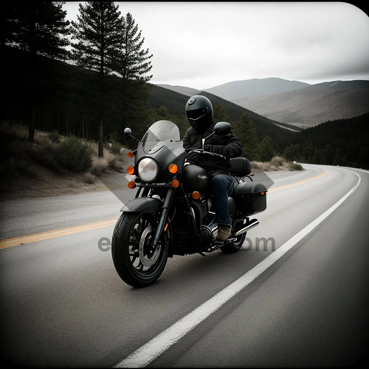 Picture of Fast Road Helmet: A Speedy Drive on the Expressway