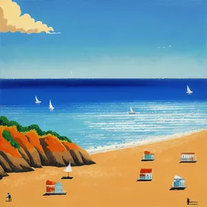 Sandy Shoreline Serenity