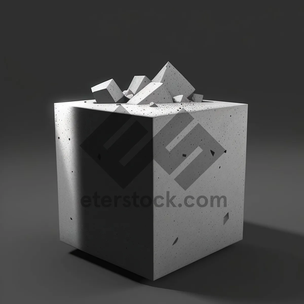 Picture of 3D gift packaging box for shopping and gifting