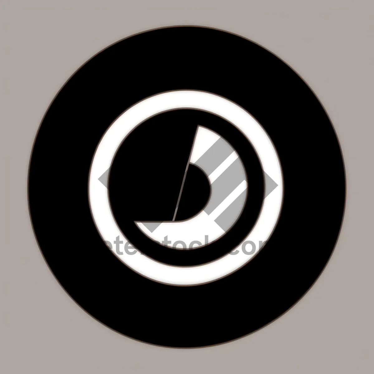 Picture of Shiny black web button icon with modern 3D sign