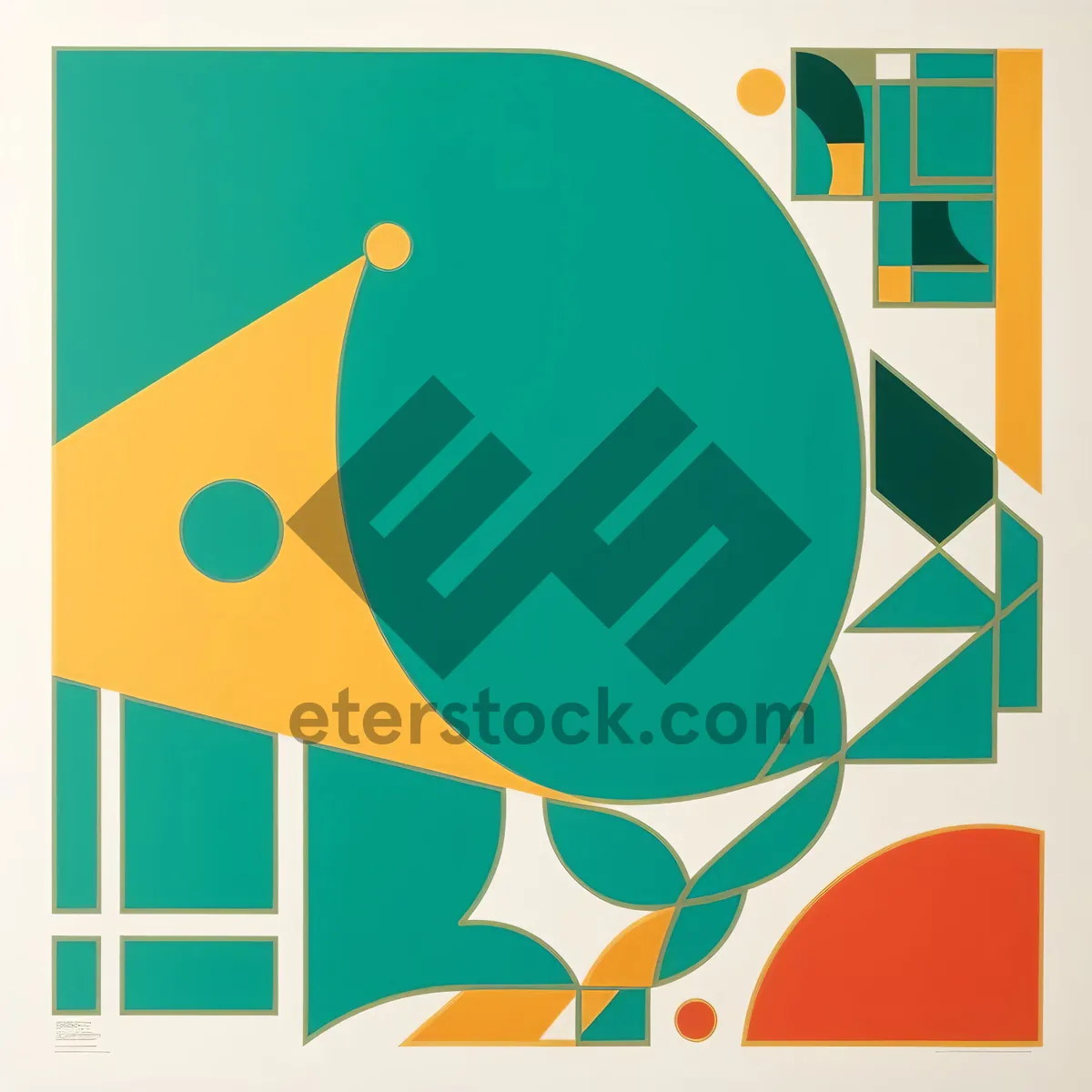 Picture of Graphic Design Icon Set on Paper