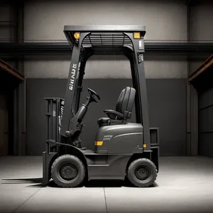 Heavy-duty Forklift in Industrial Setting
