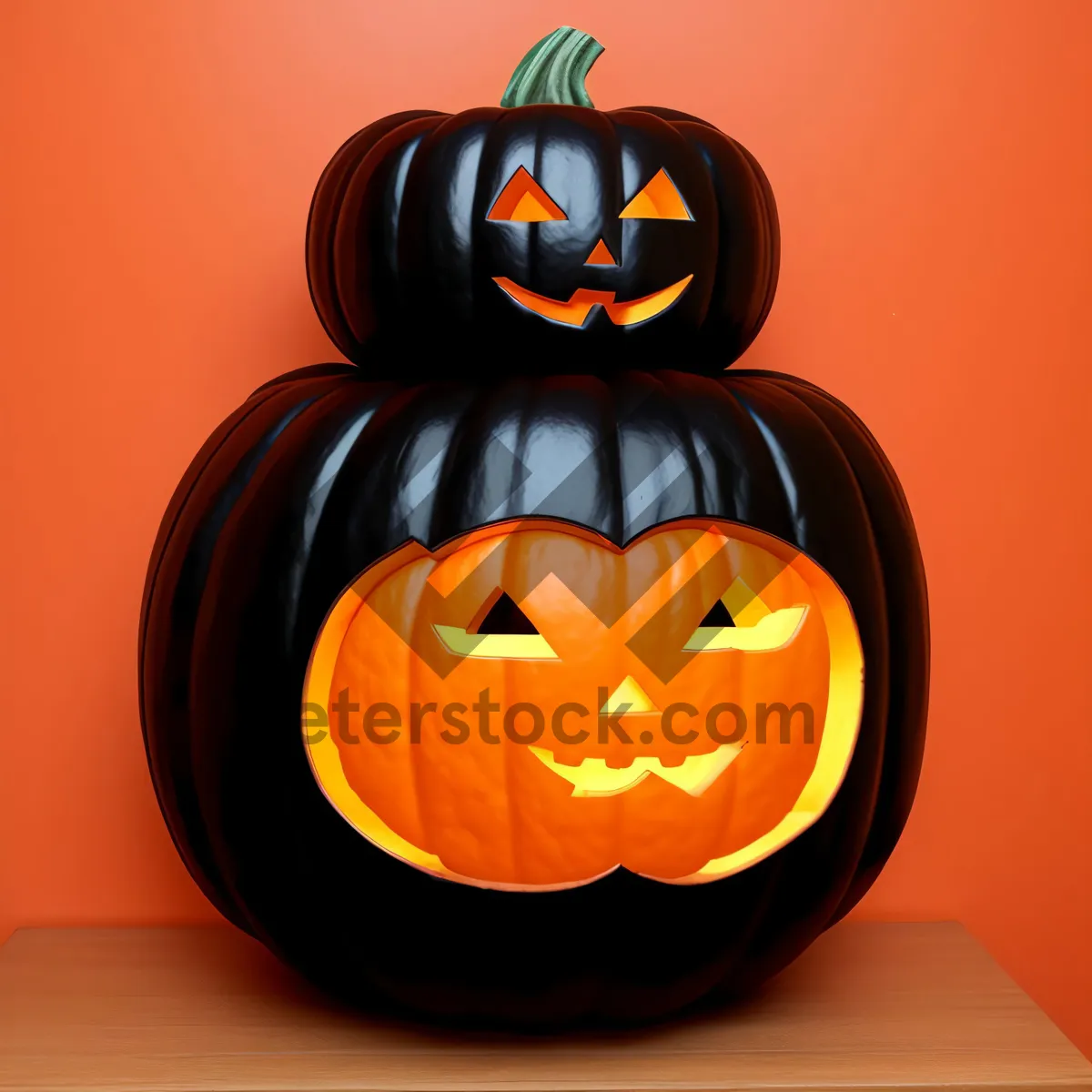 Picture of Pumpkin Glow: Spooky Jack-o'-Lantern Face Lamp