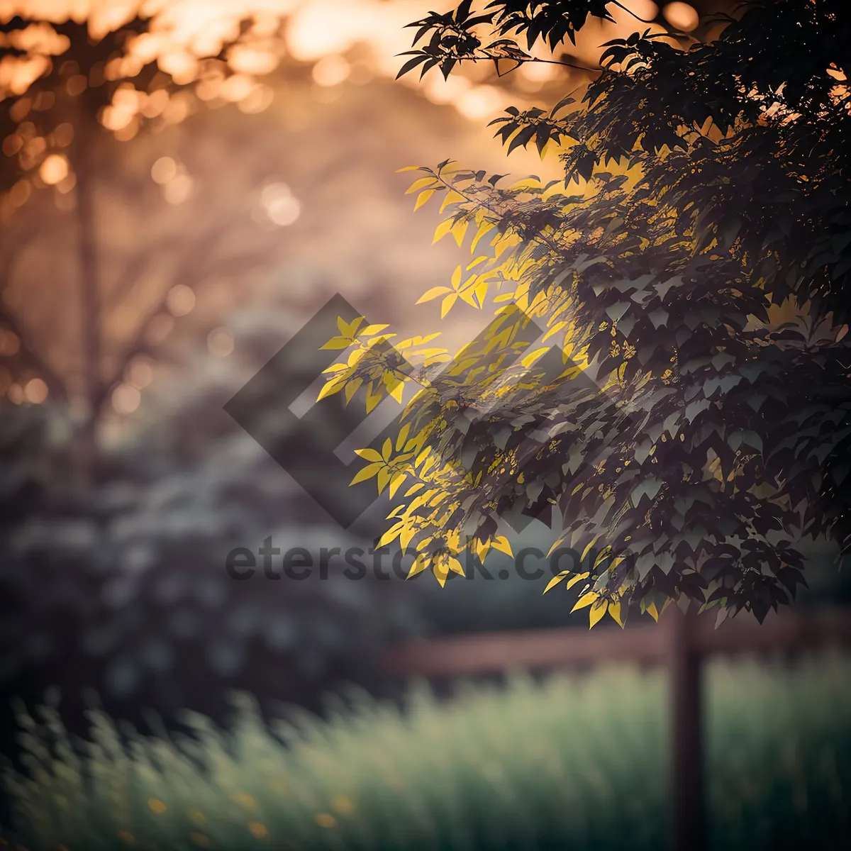 Picture of Autumn Colors in the Forest