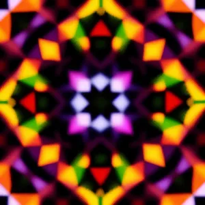 Vibrant Geometric Pattern - Colorful Artistic Wallpaper